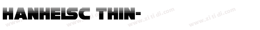 HanHeiSC Thin字体转换